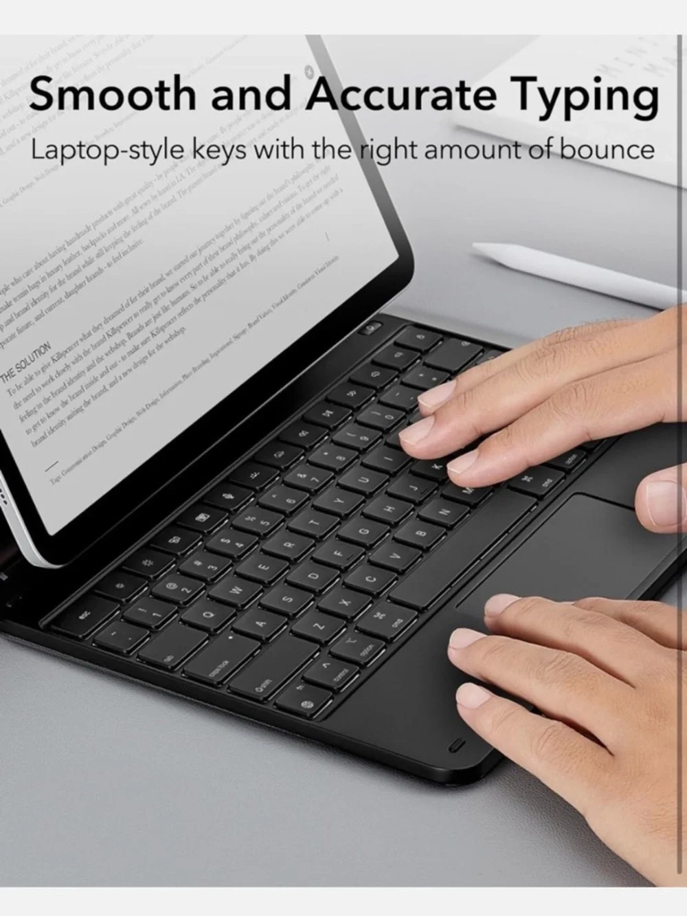 ESR Rebound Series iPad Air 13 inch and iPad Pro 12.9 inch Case Keyboard